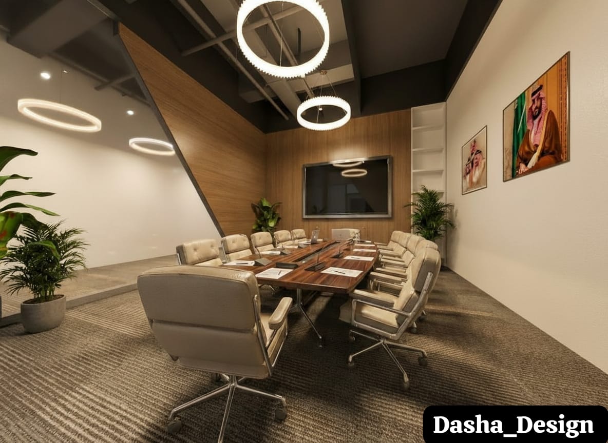 قاعة اجتماعات — مكتب Dasha Design